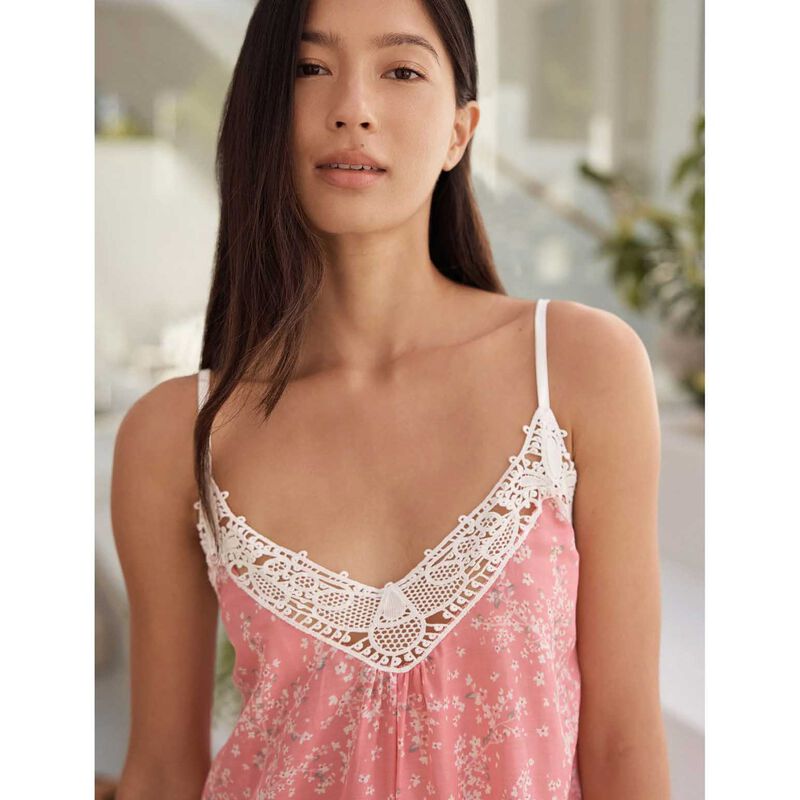 Papinelle Cheri Blossom Lace Front Maxi Nightie image number 2